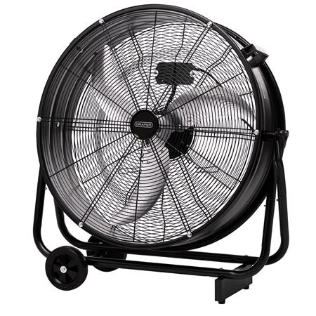 Draper 31850 230V Industrial Drum Fan, 24"/590mm, 120W