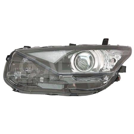 Left Headlamp (Halogen, Takes HIR Bulb, With LED Daytime Running Light, Supplied With Motor) for Toyota AURIS 2015 2019