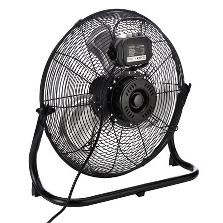 Draper 31854 230V High Velocity Floor Fan, 16"/400mm, 75W
