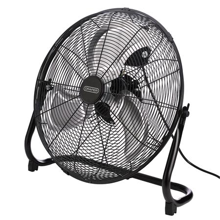 Draper 31855 230V High Velocity Floor Fan, 18"/440mm, 95W