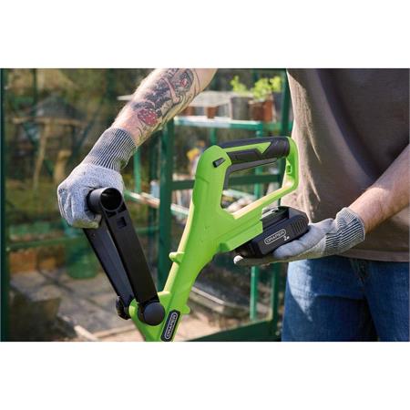 Draper 31860 18V 2 in 1 Grass Trimmer, 1 x 2.0Ah Battery, 1 x Charger