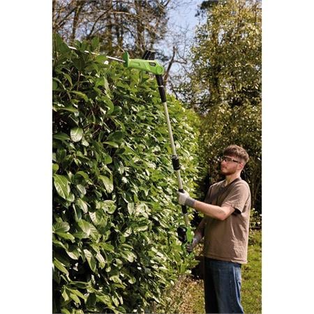 Draper 31865 18V Pole Hedge Trimmer, 1 x 2.0Ah Battery, 1 x Charger