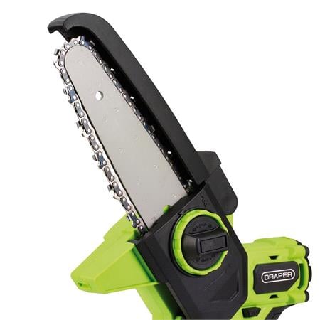 Draper 31872 18V Brushless Mini Pruner Saw, 1 x 4.0Ah Battery, 1 x Charger