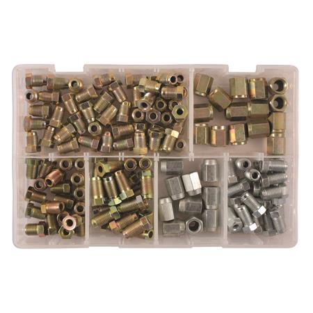 Connect 31881 Popular Brake Nut Fittings   Assorted   Box Qty 135