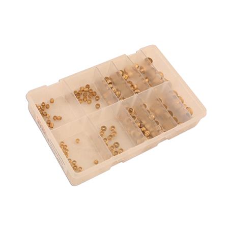 Connect 31887 Brass Olives   Barrel & Stepped   Metric   Pack Of 200