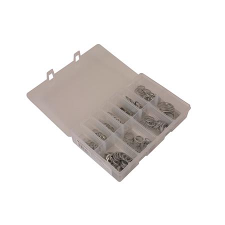 Connect 31896 Aluminium Washers   Assorted   Box 260