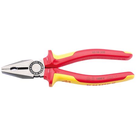 Knipex 31920 VDE Fully Insulated Combination Pliers (200mm)