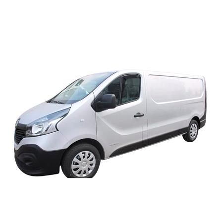 Front Heko Wind Deflectors (L Shape) For NV300 Box 2016 Onwards