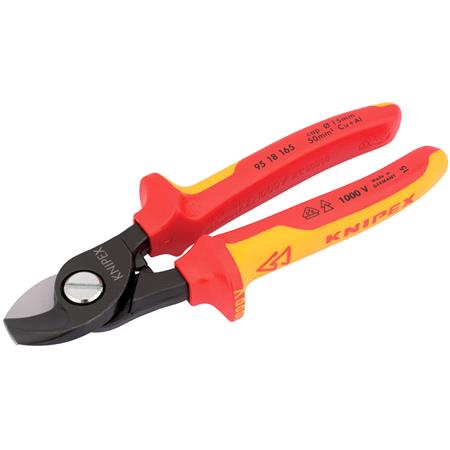 Knipex 32014 VDE Fully Insulated Cable Shears (165mm)