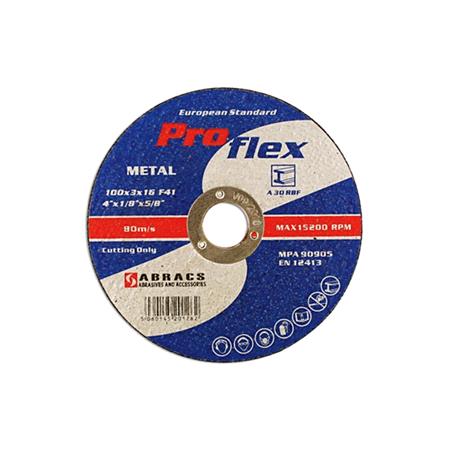 Abracs Cutting Discs   Flat   115mm x 3.2mm   Box Qty 25