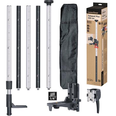 Draper 32179 Laserliner TelePod Plus Telescopic Tripod, 330cm