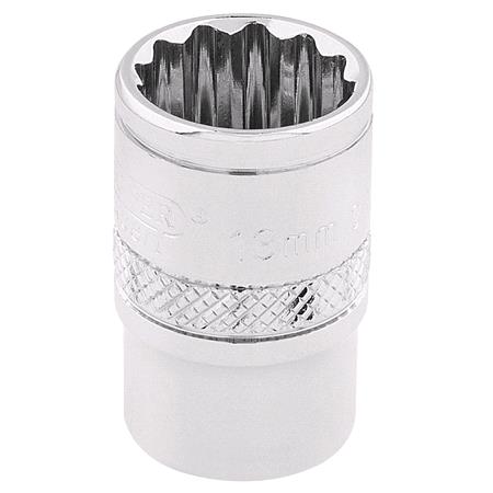 Draper Expert 32776 3 8 inch Square Drive Hi Torq 12 Point Socket (13mm)