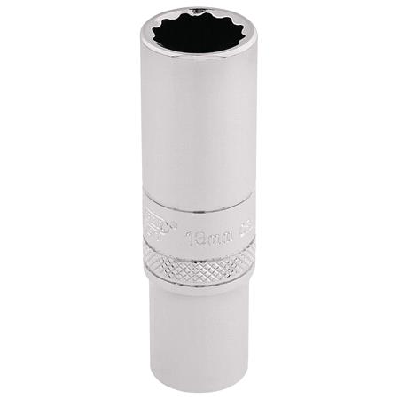 Draper Expert 32823 3 8 inch Square Drive Hi Torq 12 Point Deep Socket (13mm)