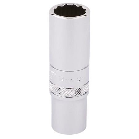 Draper Expert 32955 3 8 inch Square Drive Hi Torq 12 Point Deep Socket (14mm)