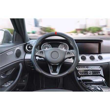 Over Grip, sport steering wheel cover in PVC, universal   Carbon Look