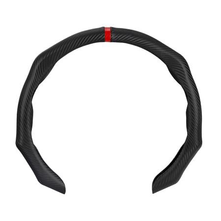 Over Grip, sport steering wheel cover in PVC, universal   Carbon Look