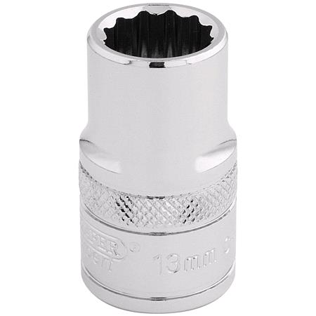 Draper Expert 33105 1 2 inch Square Drive Hi Torq 12 Point Socket (13mm)