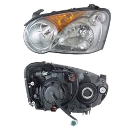 Left Headlamp (Halogen, Takes H1 / HB3 Bulbs, With Load Level Adjustment) for Subaru IMPREZA Hatchback 2003 2006