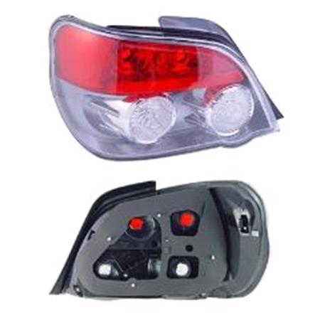 Left Rear Lamp (Saloon, Grey Bezel) for Subaru IMPREZA Hatchback 2006 2007