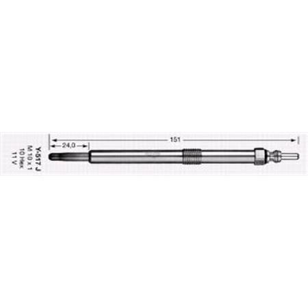 NGK Glow Plug (single)   3319