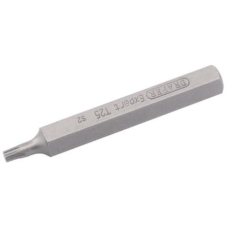 Draper Expert 33359 T25 x 75mm Draper TX STAR 10mm Insert Bit for Mechanic's Bit Sets