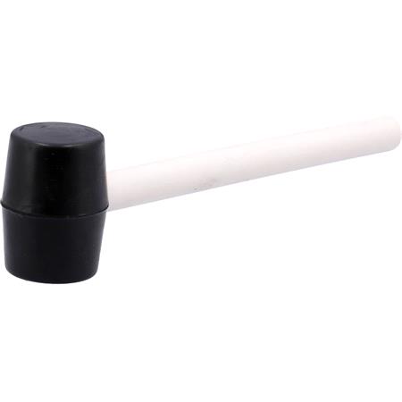 RUBBER MALLET WOODEN HANDLE