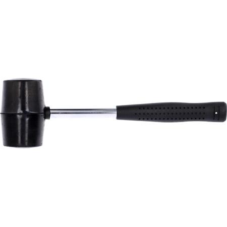RUBBER MALLET STEEL HANDLE 410G