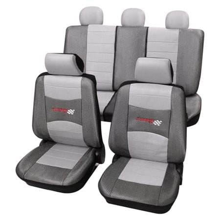 Stylish Grey Seat Covers set   for Peugeot 207 CC 2007 Onwards