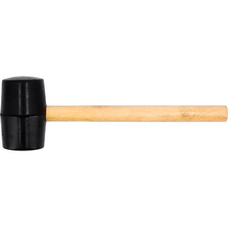 RUBBER MALLET WOODEN HANDLE