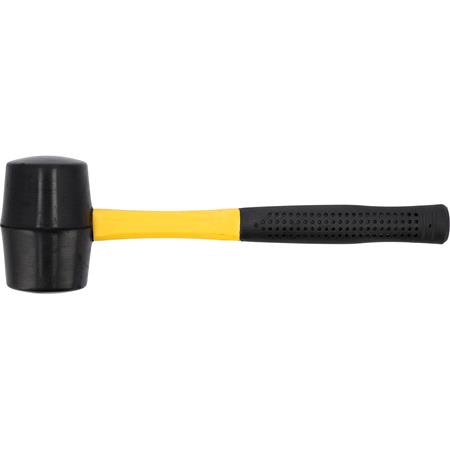 RUBBER MALLET FIBREGLASS HANDLE 700G