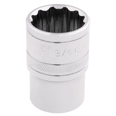 Draper Expert 33660 1 2 inch Square Drive Hi Torq 12 Point Socket (3 4 inch)