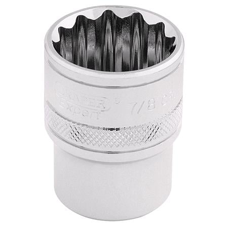 Draper Expert 33661 1 2 inch Square Drive Hi Torq 12 Point Socket (7 8 inch)