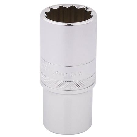 Draper Expert 33838 1 2 inch Square Drive Hi Torq 12 Point Deep Socket (26mm)