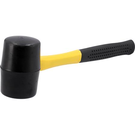 RUBBER MALLET FIBREGLASS HANDLE 1000G