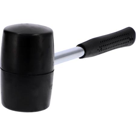 RUBBER MALLET STEEL HANDLE 900G