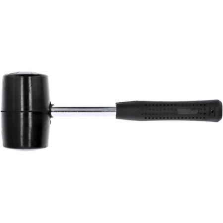 RUBBER MALLET STEEL HANDLE 900G