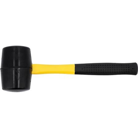 RUBBER MALLET FIBREGLASS HANDLE 1200G