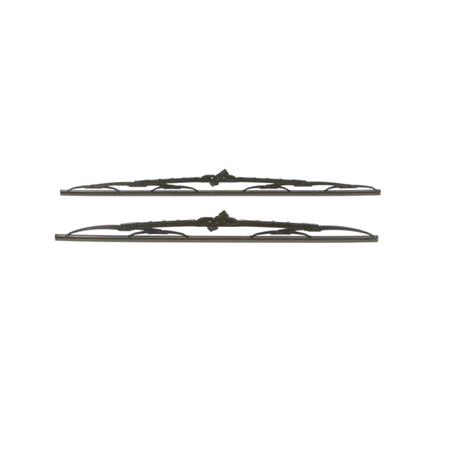 BOSCH 543 Superplus Wiper Blade Front Set (600 / 530mm   Hook Type Arm Connection) for Chevrolet CAMARO Convertible, 2011 Onwards