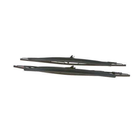 BOSCH 814S Superplus Wiper Blade Front Set (625 / 625mm   Hook Type Arm Connection) with Spoiler for BMW 7 Series, 2001 2008