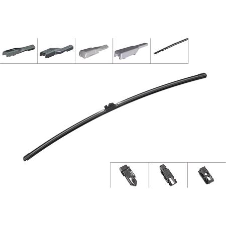 Bosch APX28R AeroTwin Plus Driver Side Flat Wiper Blade (700mm) for Peugeot 5008 II 2016 to 2024