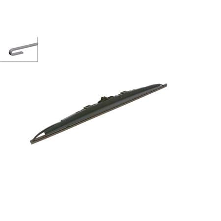 BOSCH SP21S Superplus Wiper Blade (530mm   Hook Type Arm Connection) with Spoiler for BMW Z4, 2003 2009