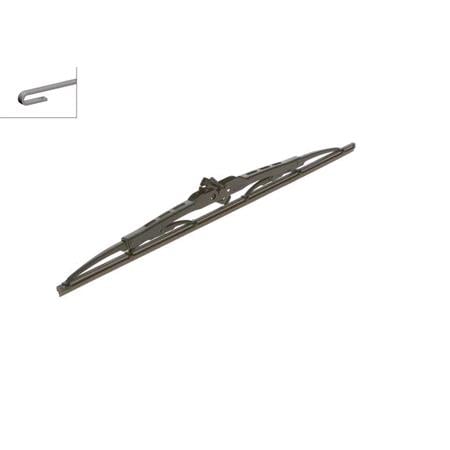 BOSCH H420 Rear Superplus Wiper Blade (425mm   Hook Type Arm Connection) for Volvo V70, 1996 2000