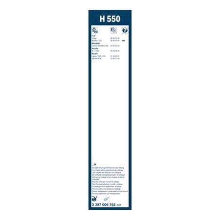 BOSCH H550 Rear Superplus Wiper Blade (550mm   Hook Type Arm Connection) for Renault MASTER I Bus, 1980 1998