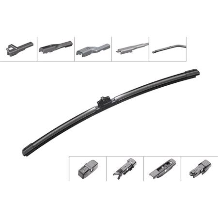 BOSCH AP17U Aerotwin Plus Flat Wiper Blade (425mm   Fits Multiple Wiper Arms) for BMW 3 Series Convertible, 2006 2011