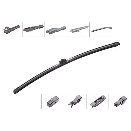 BOSCH AP20U Aerotwin Plus Flat Wiper Blade (500mm   Fits Multiple Wiper Arms) for Audi A5 Coupe, 2016 Onwards