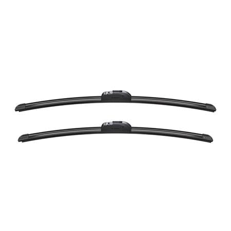 BOSCH AR550S Aerotwin Flat Wiper Blade Front Set (550 / 530mm   Hook Type Arm Connection) for Peugeot PARTNER Combispace, 1996 2008