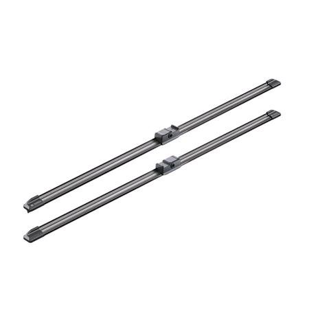 BOSCH A079S Aerotwin Flat Wiper Blade Front Set (650 / 650mm   Side Pin Arm Connection) for Citroen XSARA PICASSO, 1999 2008