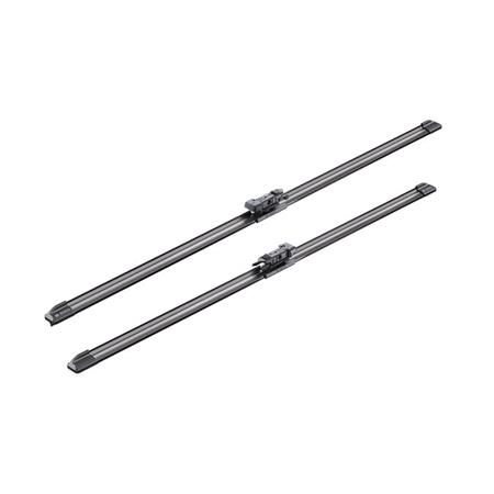 BOSCH A100S Aerotwin Flat Wiper Blade Front Set (700 / 650mm   Pinch Tab Connection) for Mercedes VITO van, 2006 2014