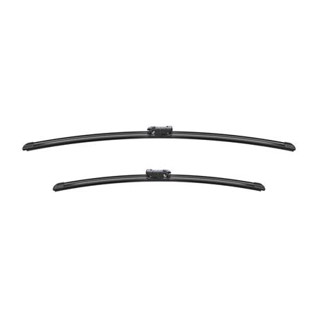 BOSCH A221S Aerotwin Flat Wiper Blade Front Set (700 / 550mm   Pinch Tab Arm Connection) for Opel ZAFIRA, 2005 2014