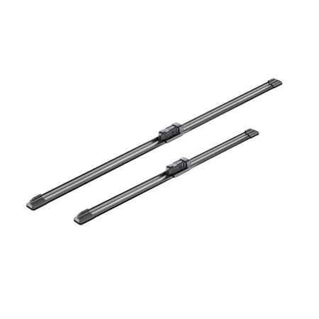 BOSCH A310S Aerotwin Flat Wiper Blade Front Set (650 / 475mm   Top Lock Arm Connection) for BMW 5 Series, 2016 Onwards